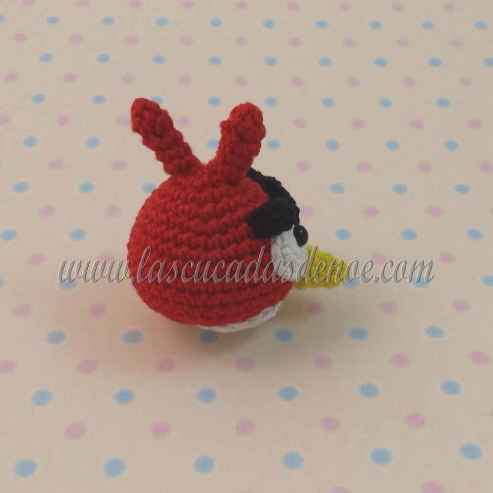 Amigurumi Angry Bird Rojo
