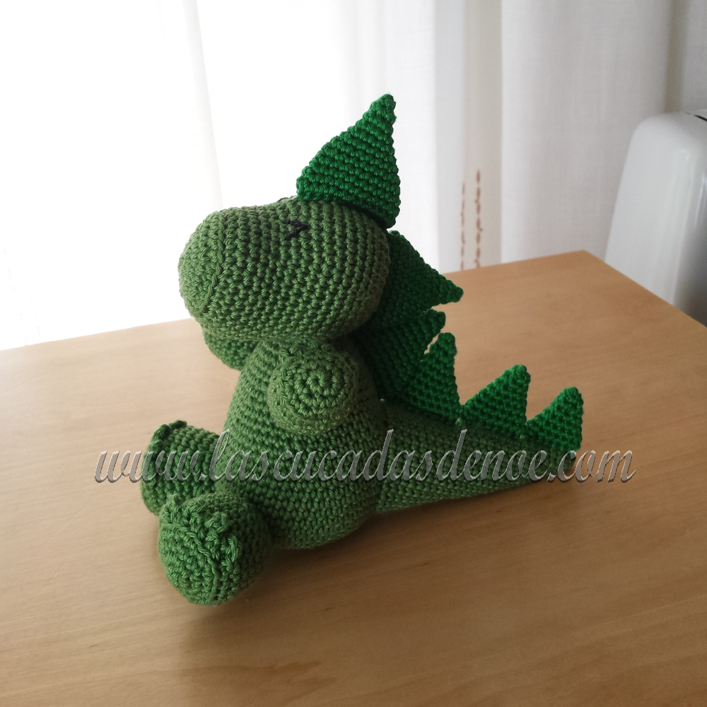 Amigurumi Dragoncito verde
